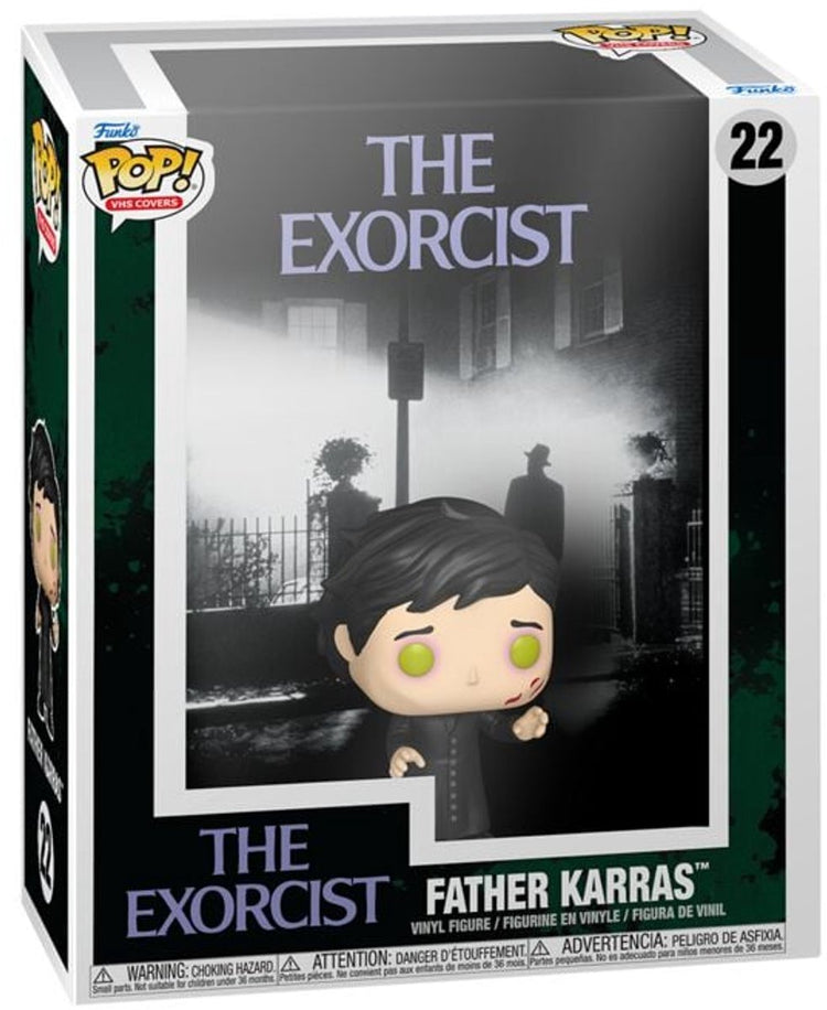 Funko l'exorciste Damien Karras (pop ! couvertures vhs) figurine en vinyle 22 pop unisexe ! - neutre - standard