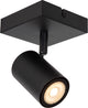 Lucide amigo - spot de plafond (plafonnier) - 1xgu10 - noir