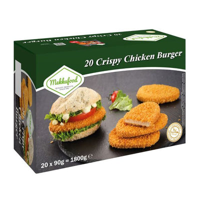 Burger de poulet croustillant Mekkafood (20x 90 gr)
