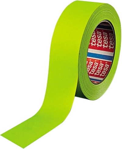Tesa - 04671-00050-10 bande textile 4671 jaune fluo (L x l) 25 m x 19 mm 1 pièce(s)