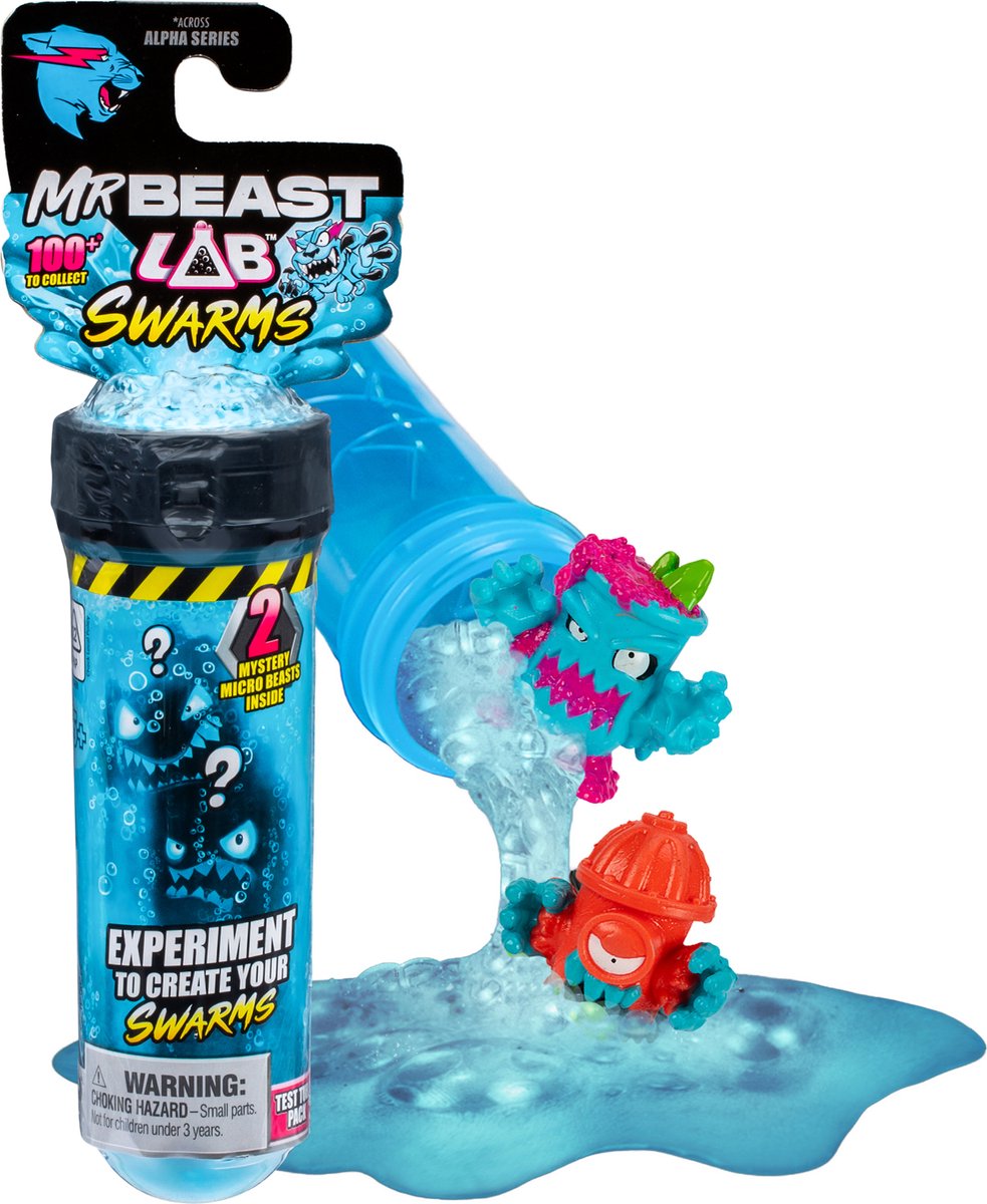 Mrbeast Lab Biomites joue des figurines, 2 pack