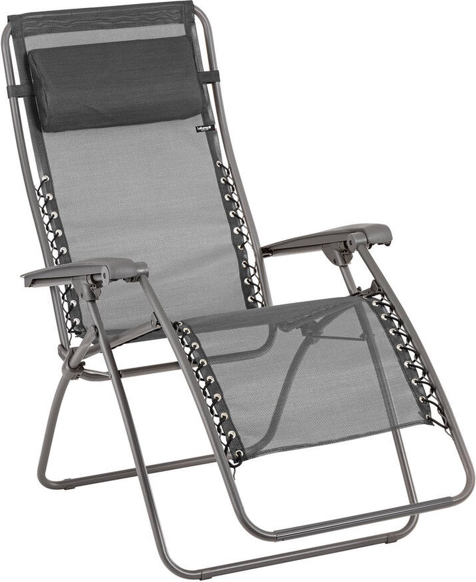 Lafuma rsxa - fauteuil relax - pliable - réglable - zéro gravité - noir