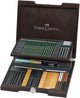 Faber-castell pitt monochrome artiste set - caisse en bois 86 pièces - fc-112971