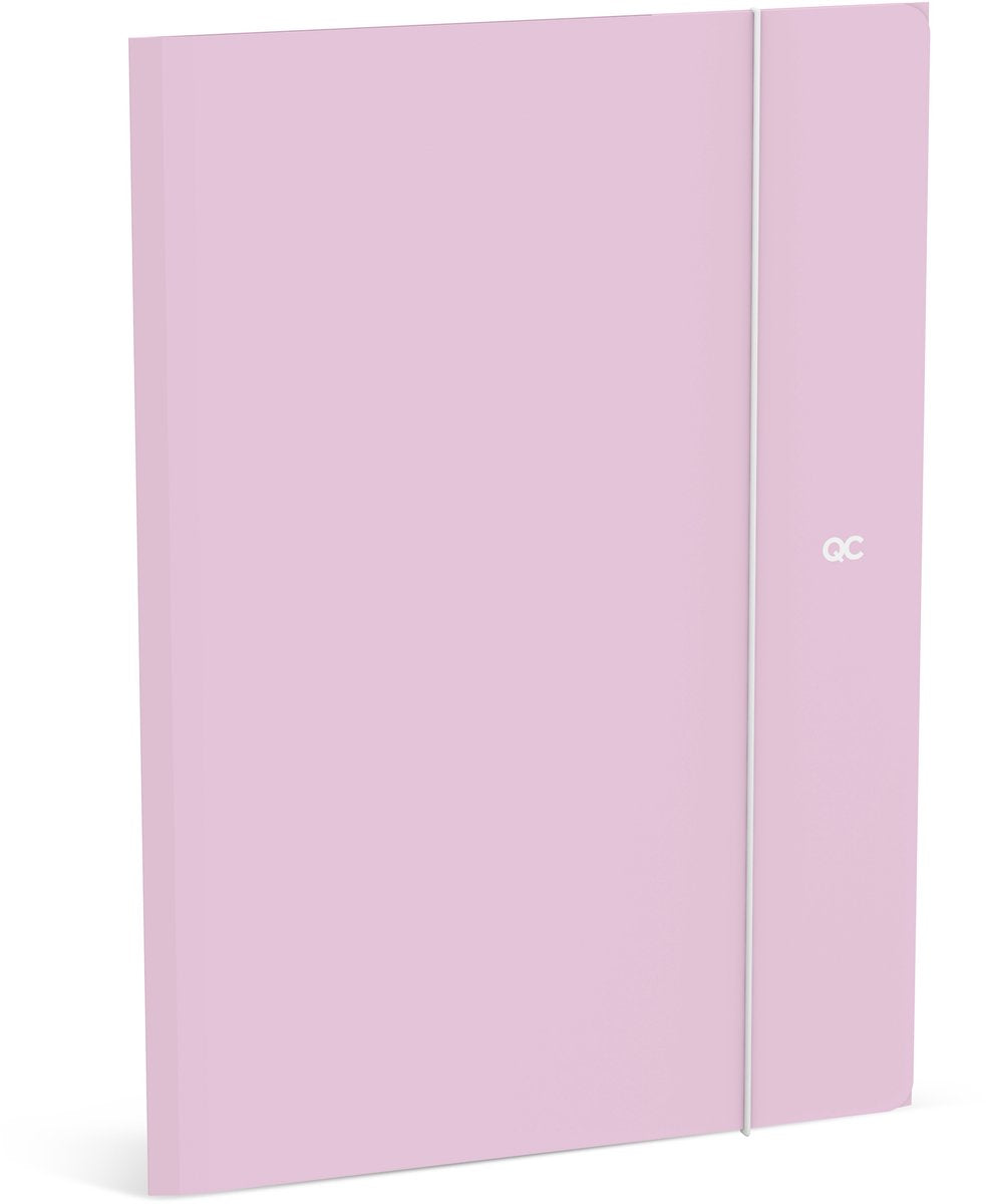 Chemise élasto couleur Qc - rose tendre