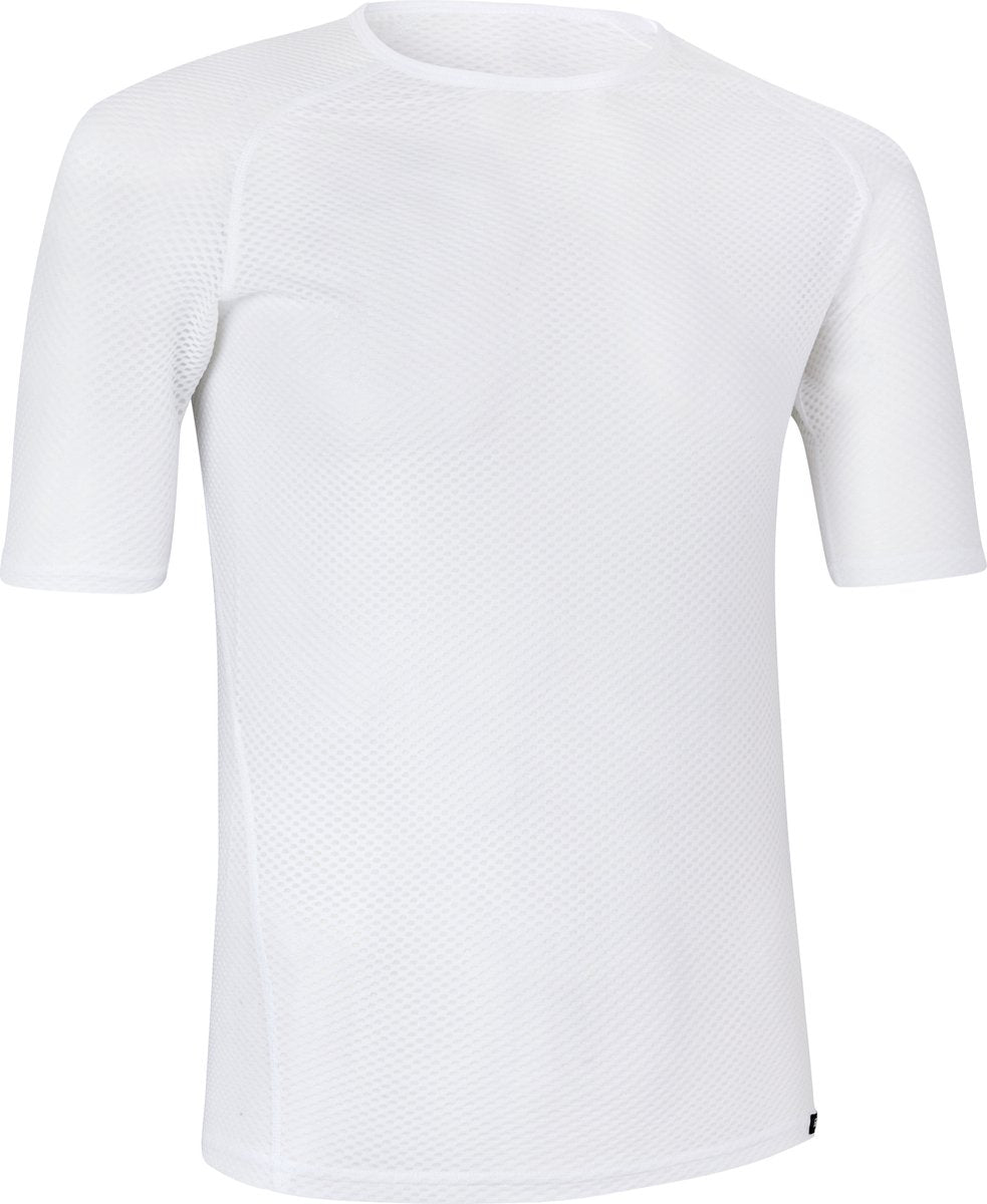 Gripgrab - couche de base à manches courtes en maille ultralégère maillot de corps de vélo d'été sweat-shirt en polygiene - blanc - homme - taille m