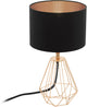 Lampe de table Eglo Carlton 2 - e14 - 30,5 cm - cuivre noir