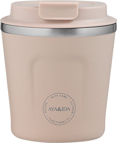 Aya ida aya ida - cup2go - tasse à café - café à emporter - tasse de voyage - à emporter - 240ml - beige crème nouveau