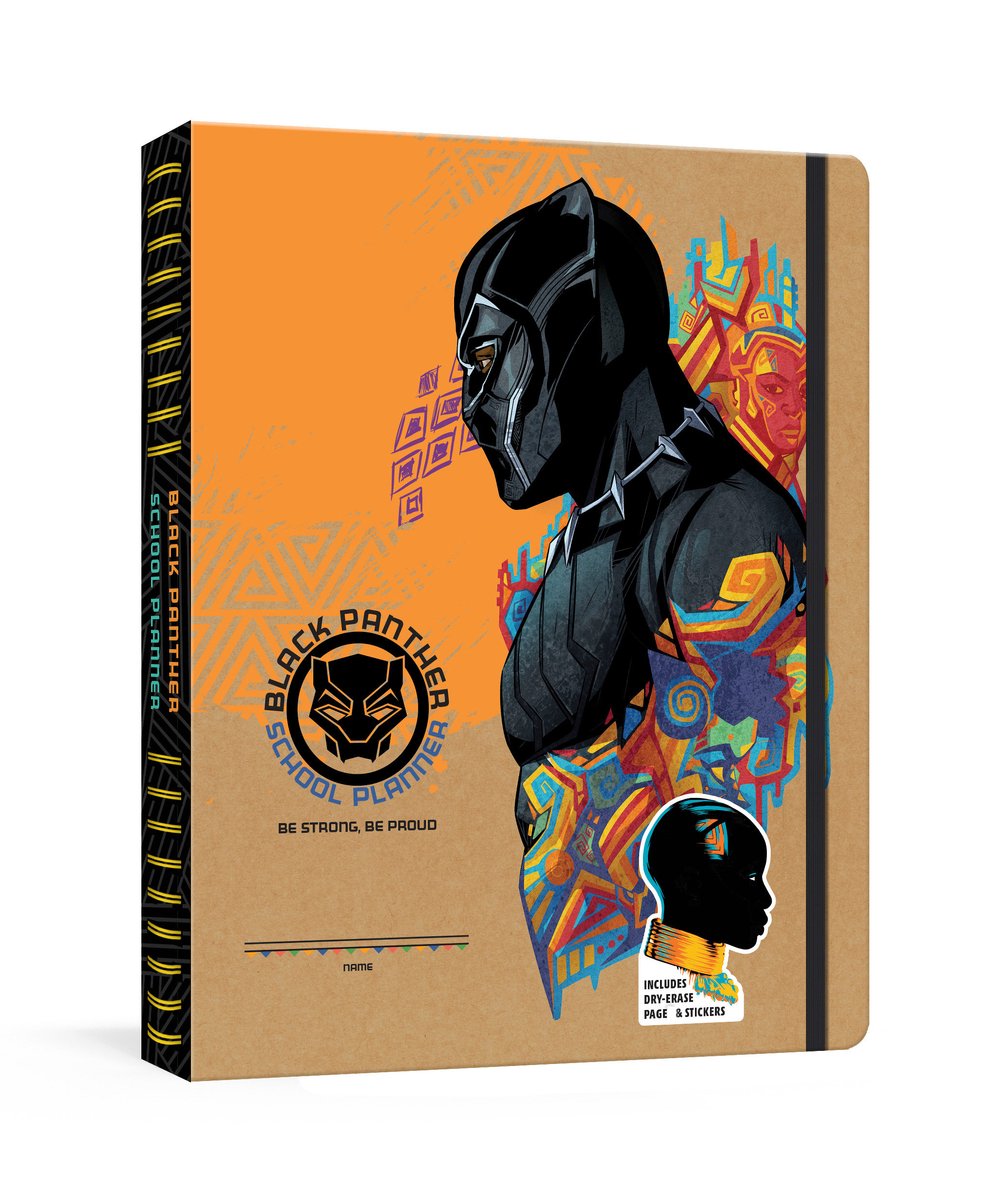 Agenda scolaire Marvel Panthère noire