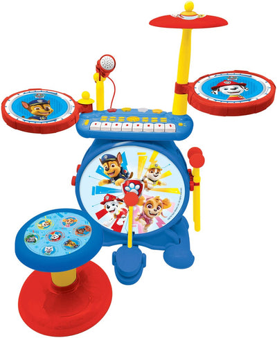 Lexibook my rock band Paw Patrol batterie électronique lumineuse complète avec tabouret