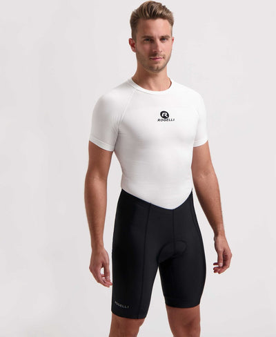 Rogelli pantalon de cyclisme court econ - homme - noir - taille xxl