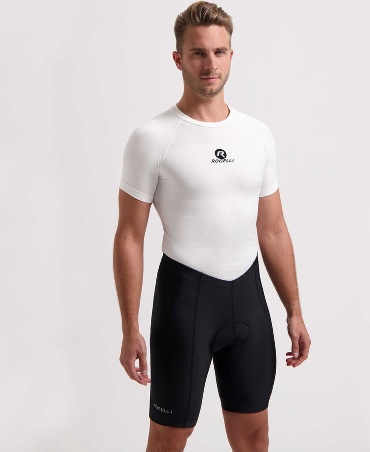 Rogelli pantalon de cyclisme court econ - homme - noir - taille xxl