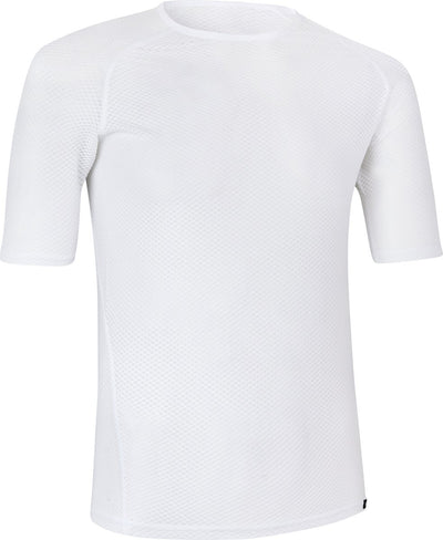 Gripgrab - couche de base à manches courtes en maille ultralégère maillot de corps de vélo d'été sweat-shirt en polygiene - blanc - homme - taille s