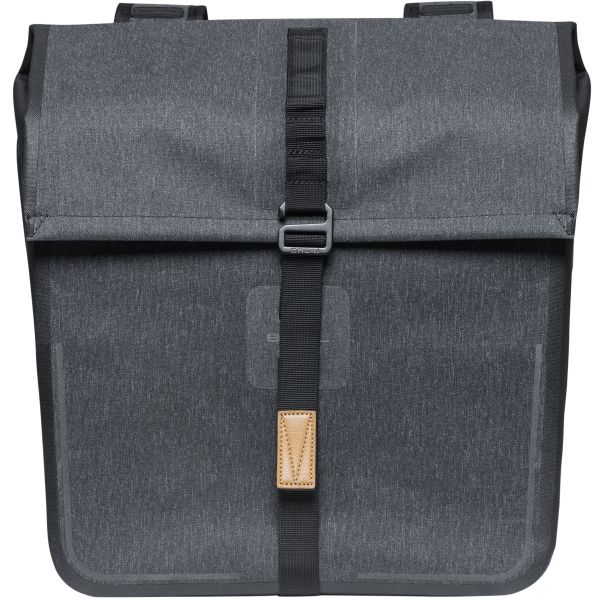 Basil Urban Dry Double Bicycle Bag - Grey, 50L