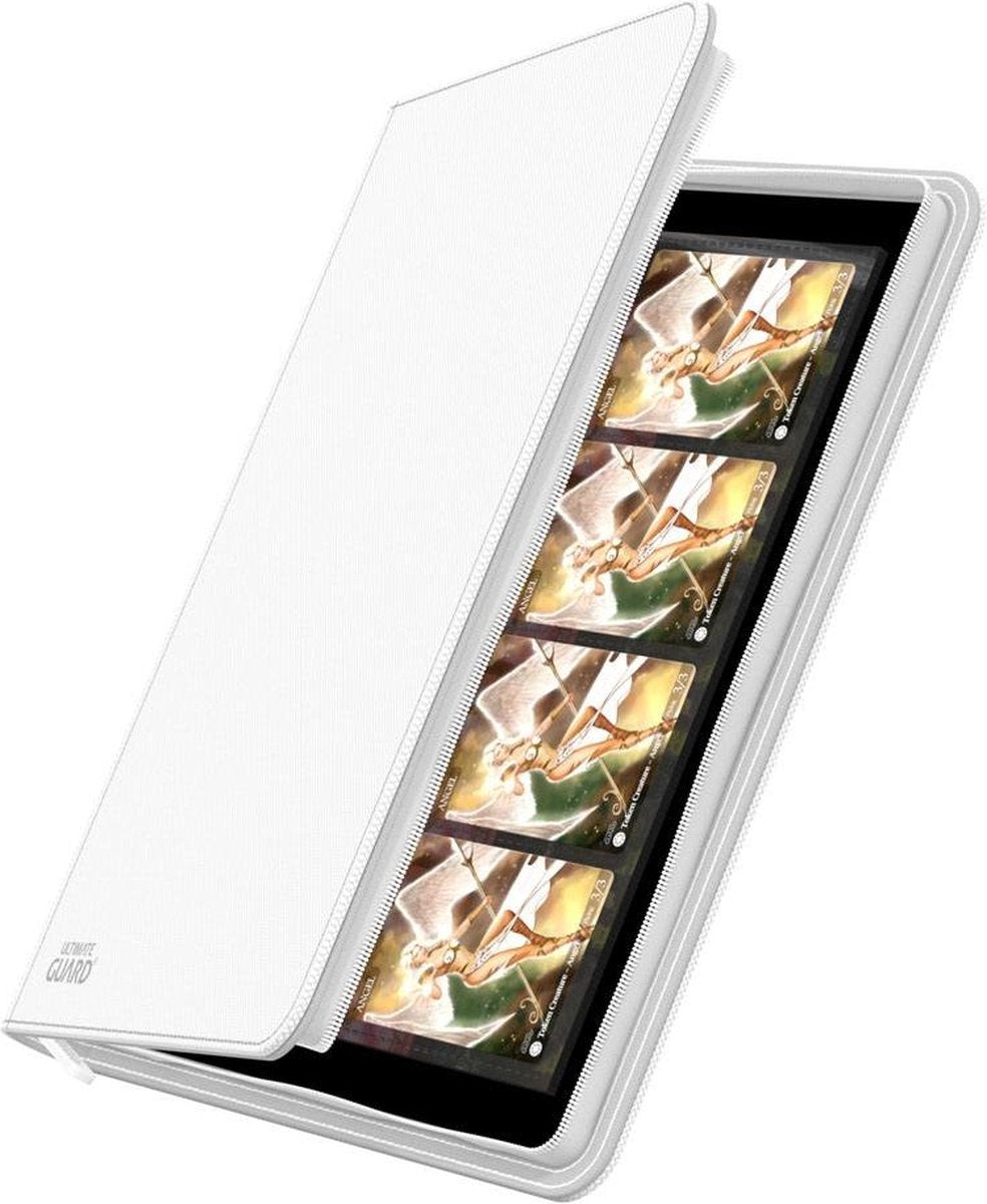Ultimate guard zipfolio 320 16 poches xenoskin - blanc