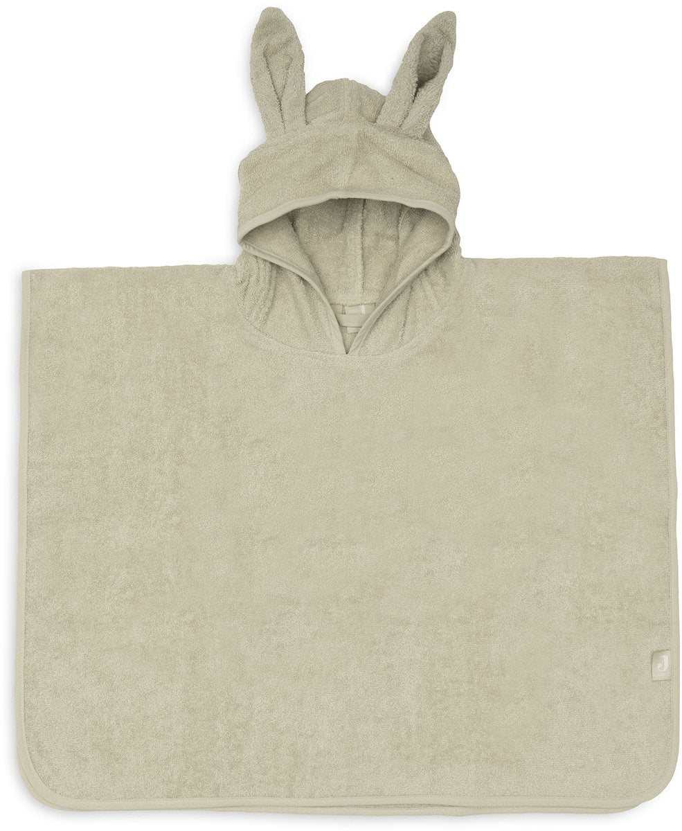 Poncho de bain Jollein en tissu éponge doux matcha