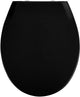 Wenko abattant de toilettes kos - thermoplastique noir - fermeture soft close easy-close - fixation fix-clip déclicable - abattant de toilettes - abattant de toilettes - abattant de toilettes noir