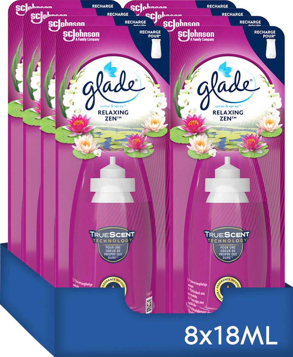 Recharge de spray Glade sense relaxant zen