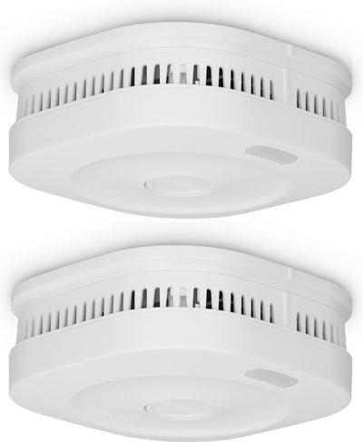 Détecteur de fumée intelligent WiFi Alecto smartsmoke11 - batterie 10 ans - conforme à la norme européenne EN14604 - 2 pièces