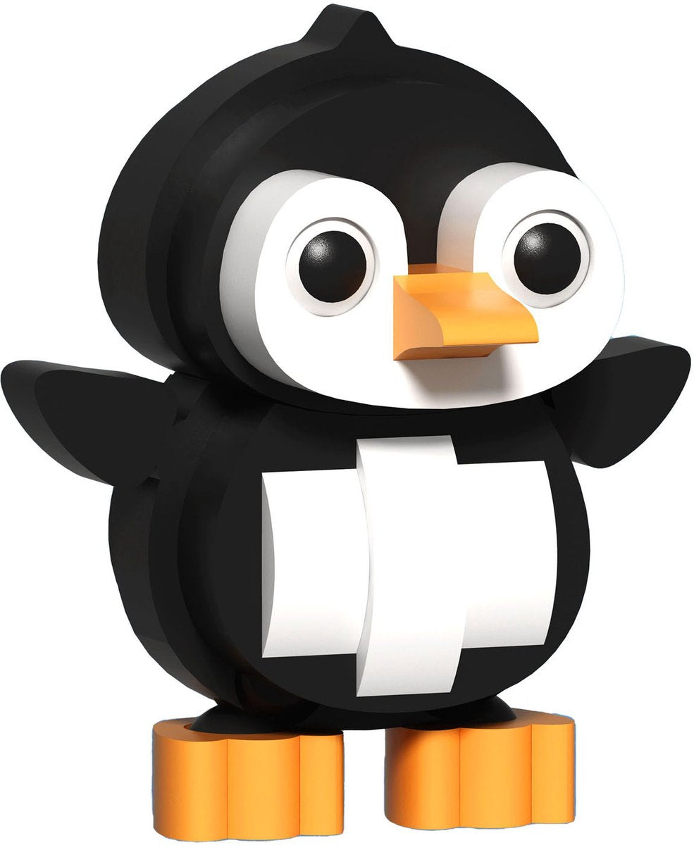 Jeu de construction en mousse pingouin 3D