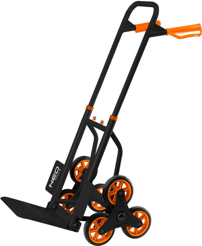 Série Neo - chariot de transport pliable pour escaliers - capacité 150 kg - poignée télescopique - six roues