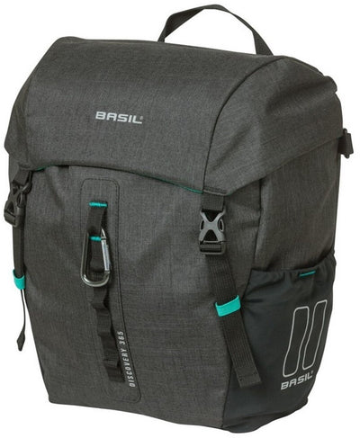 Basil Discovery 365D sacoche pour vélo simple M - Légère, compacte, étanche - Noir