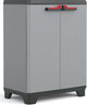 Keter stilo meuble bas - 1 étagère - 68x39x90cm - gris foncé noir