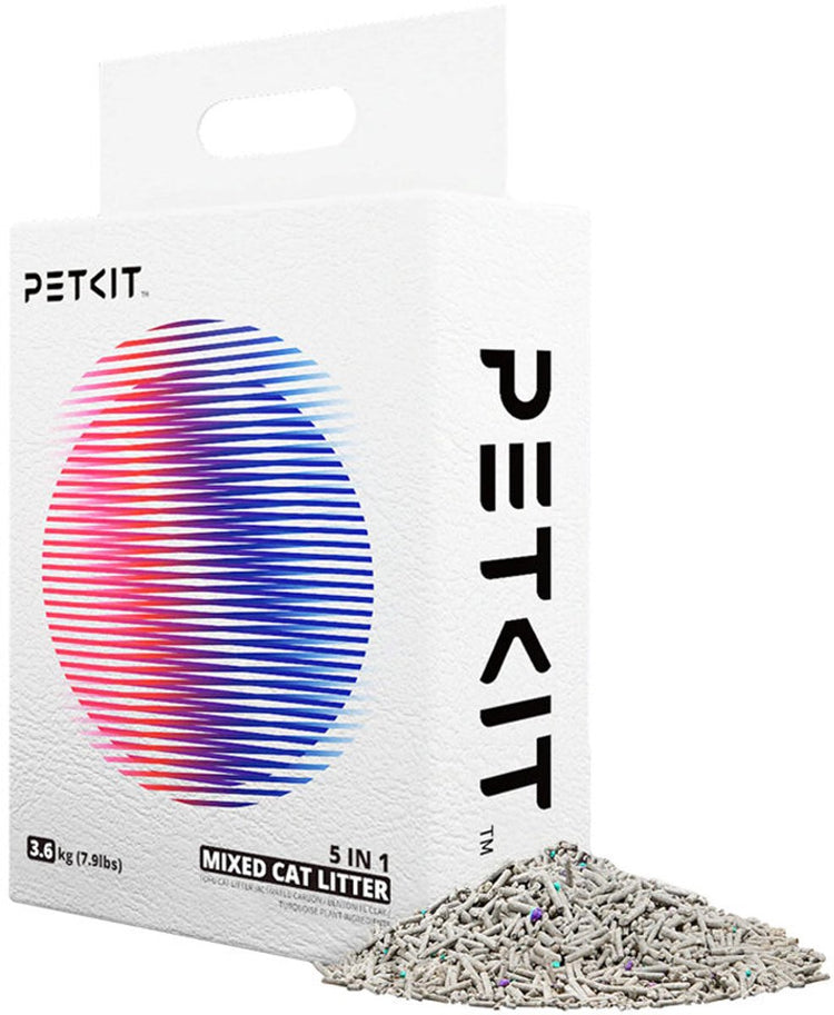 Petkit - litière mixte pour chat 5 en 1 - litière pour chat - un sac