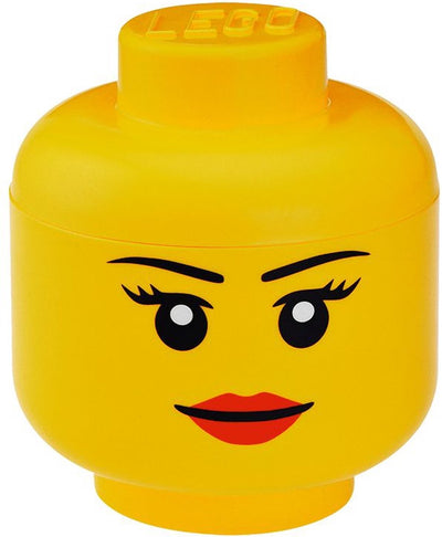 Chambre Copenhague Lego Rangement Head Girl, petit jaune