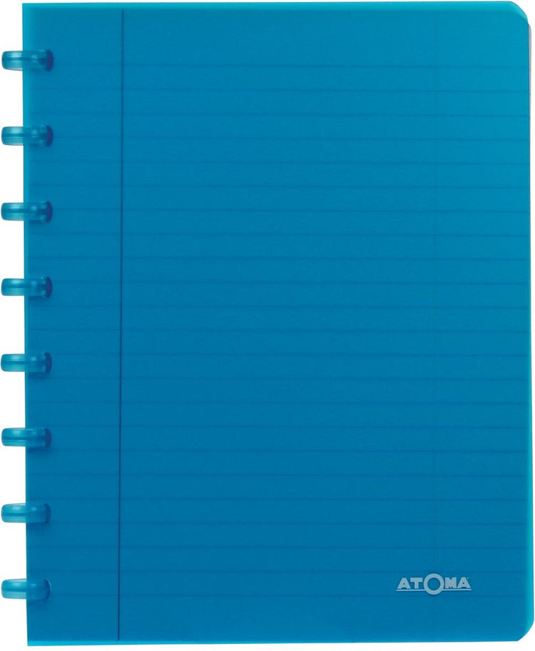 Carnet Atoma a5 format tendance 16,5 x 21 cm ligné 8 mm