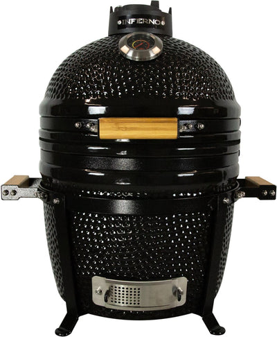 Barbecue kamado compact Inferno - surface de grill 34cm 13inch - noir