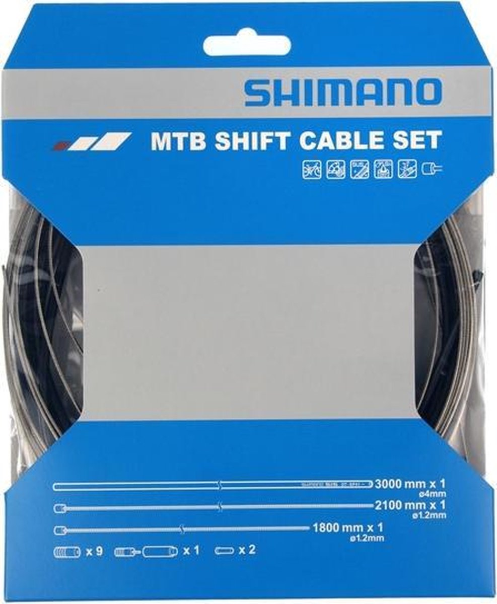 Jeu de câbles de changement de vitesse vtt en acier inoxydable Shimano ot-sp41
