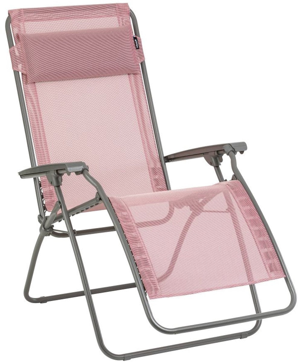Lafuma r clip - fauteuil relax - réglable - pliable - apesanteur - cerisier