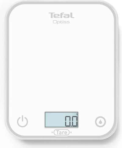 Tefal optiss bc50u0 - balance de cuisine numérique - blanc - compacte - max. 5 kg - balance de précision