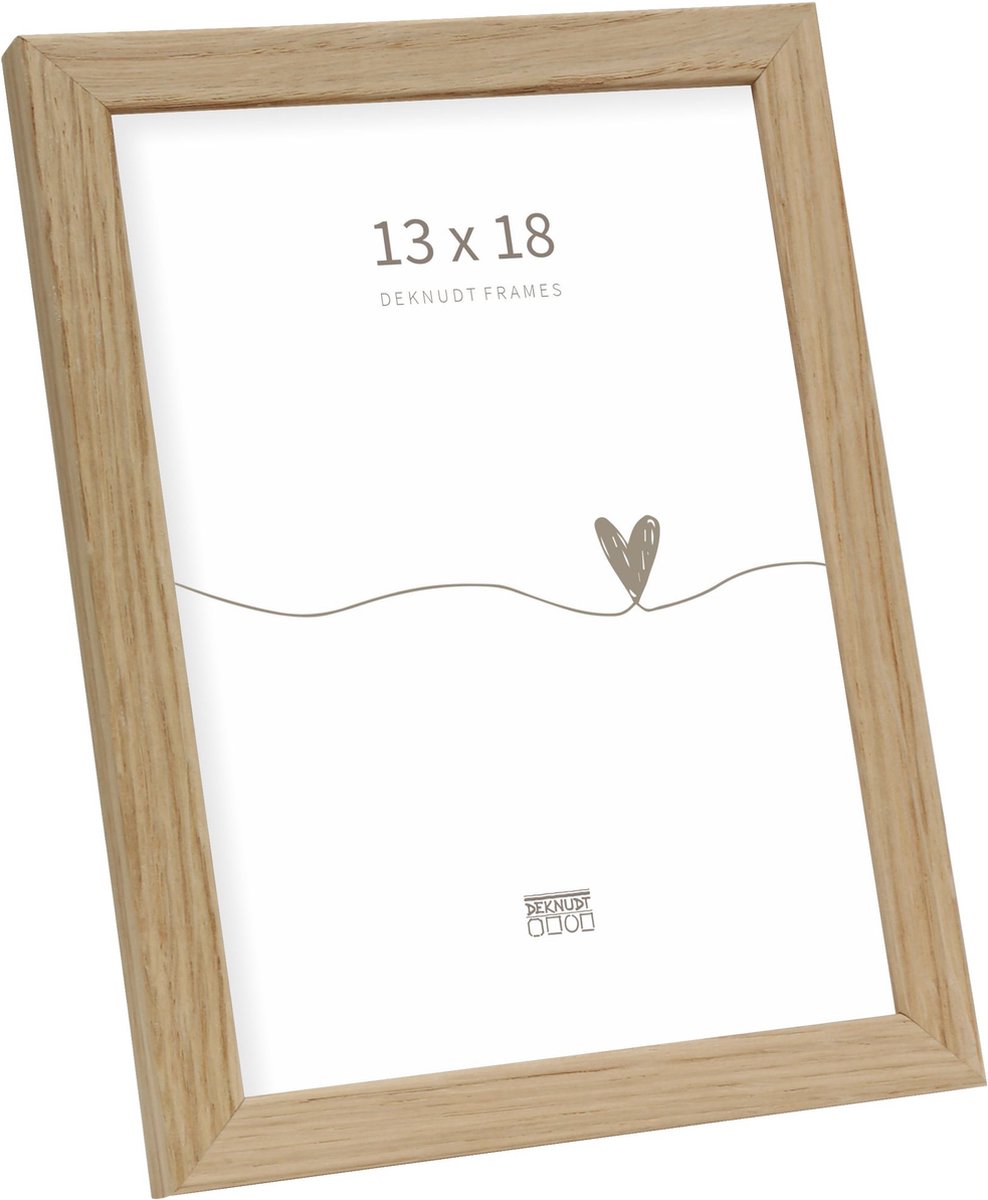 Deknudt frames cadre photo s47cj1 - chêne naturel - pour photo 13x18 cm