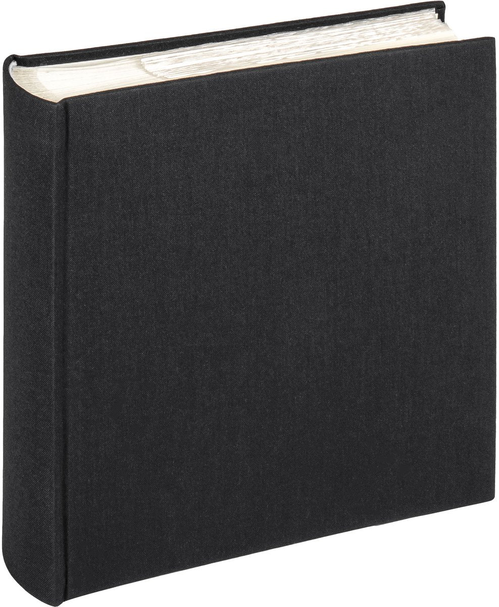 Walther me-510-b chiffon - album mémo - format 23 x 22 cm - 200 photos 10 x 15 cm - noir