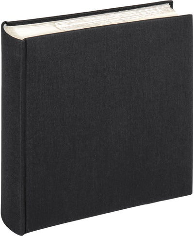 Walther me-510-b chiffon - album mémo - format 23 x 22 cm - 200 photos 10 x 15 cm - noir