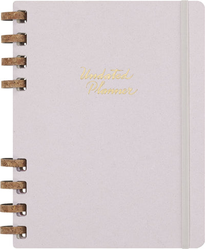 Agenda à spirales non daté Moleskine - xl - raisin