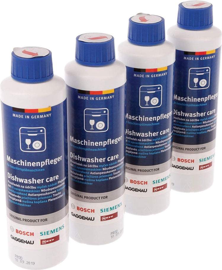 Bosch Siemens Neff Gaggenau lot de 4 flacons de nettoyant lave-vaisselle 250 ml