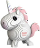 Eugy Puzzle 3D - Licorne - Figurines fantastiques - Durable - Collectionnez-les tous - 6 ans