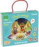 Vilac puzzle vacances puzzle progressif en bois 4 pièces.