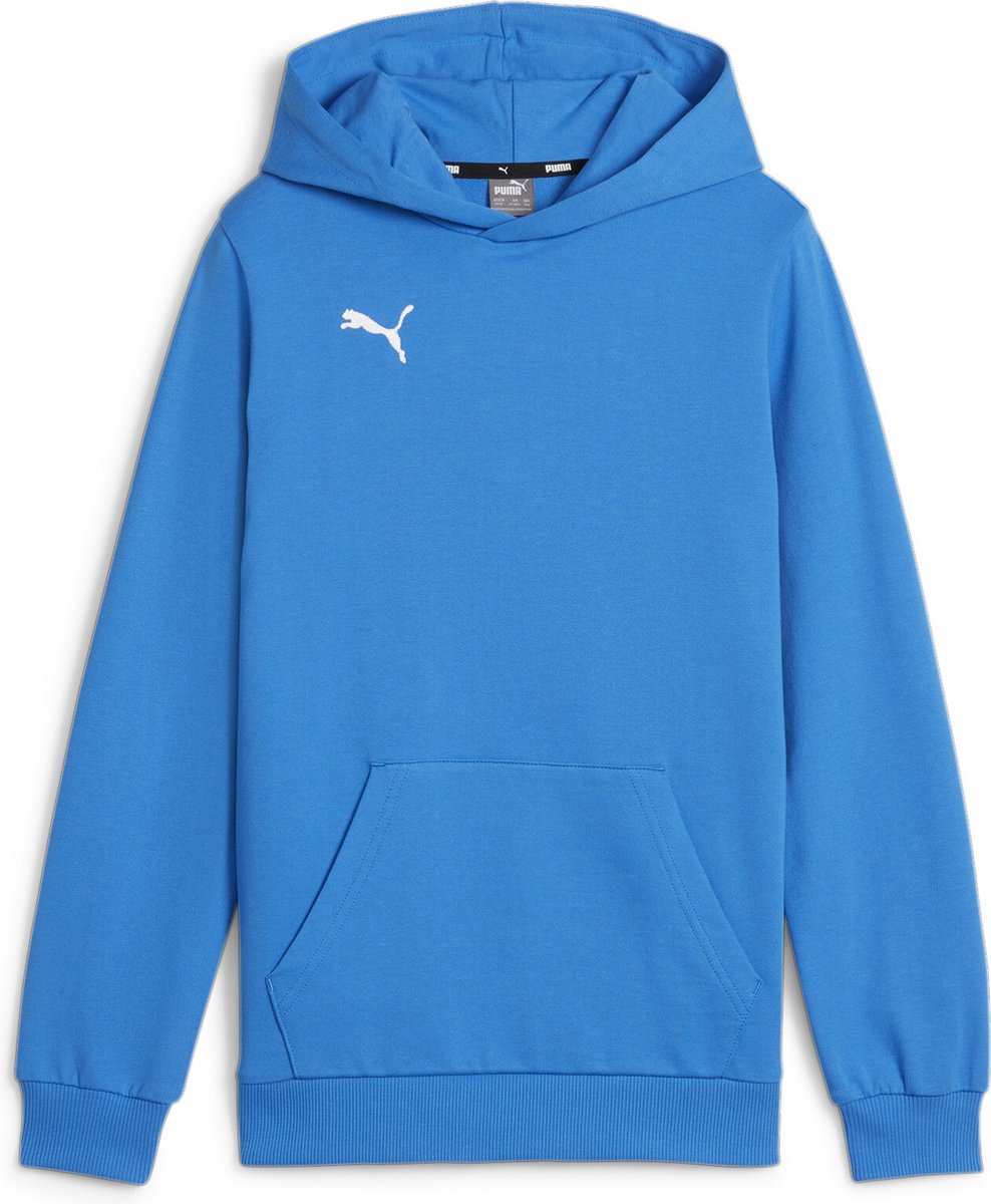 Puma teamgoal casuals hoody jr pull de sport pour garçons - ignite blue- white