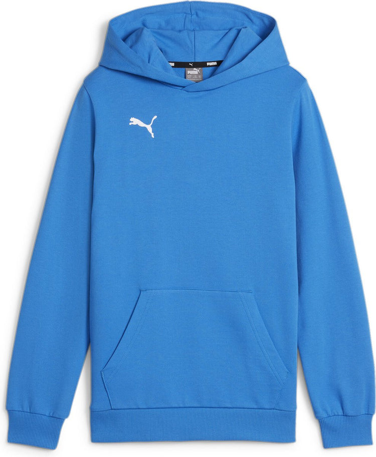 Puma teamgoal casuals hoody jr pull de sport pour garçons - ignite blue- white