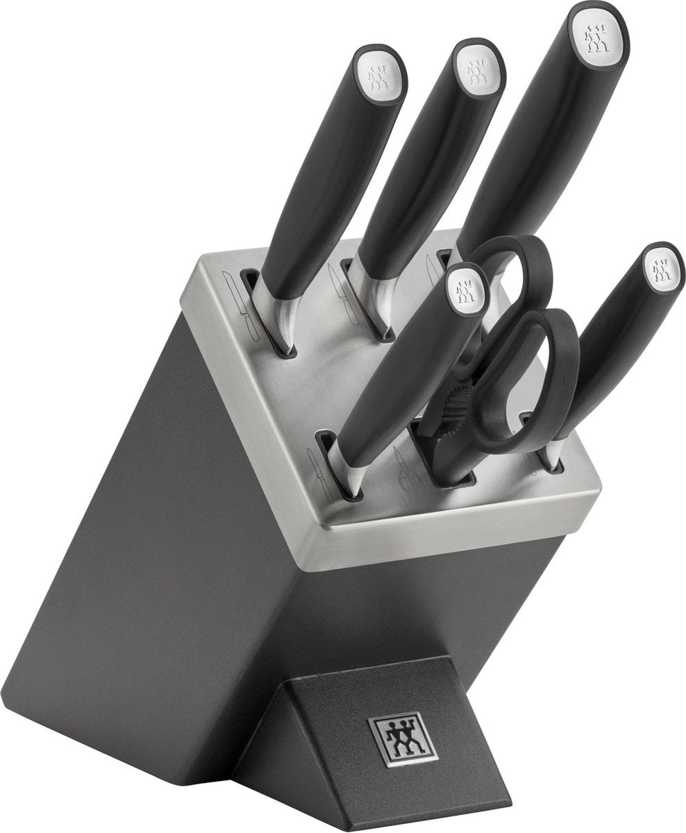 Bloc à couteaux Zwilling All Star 7 pièces - avec fonction d'affûtage