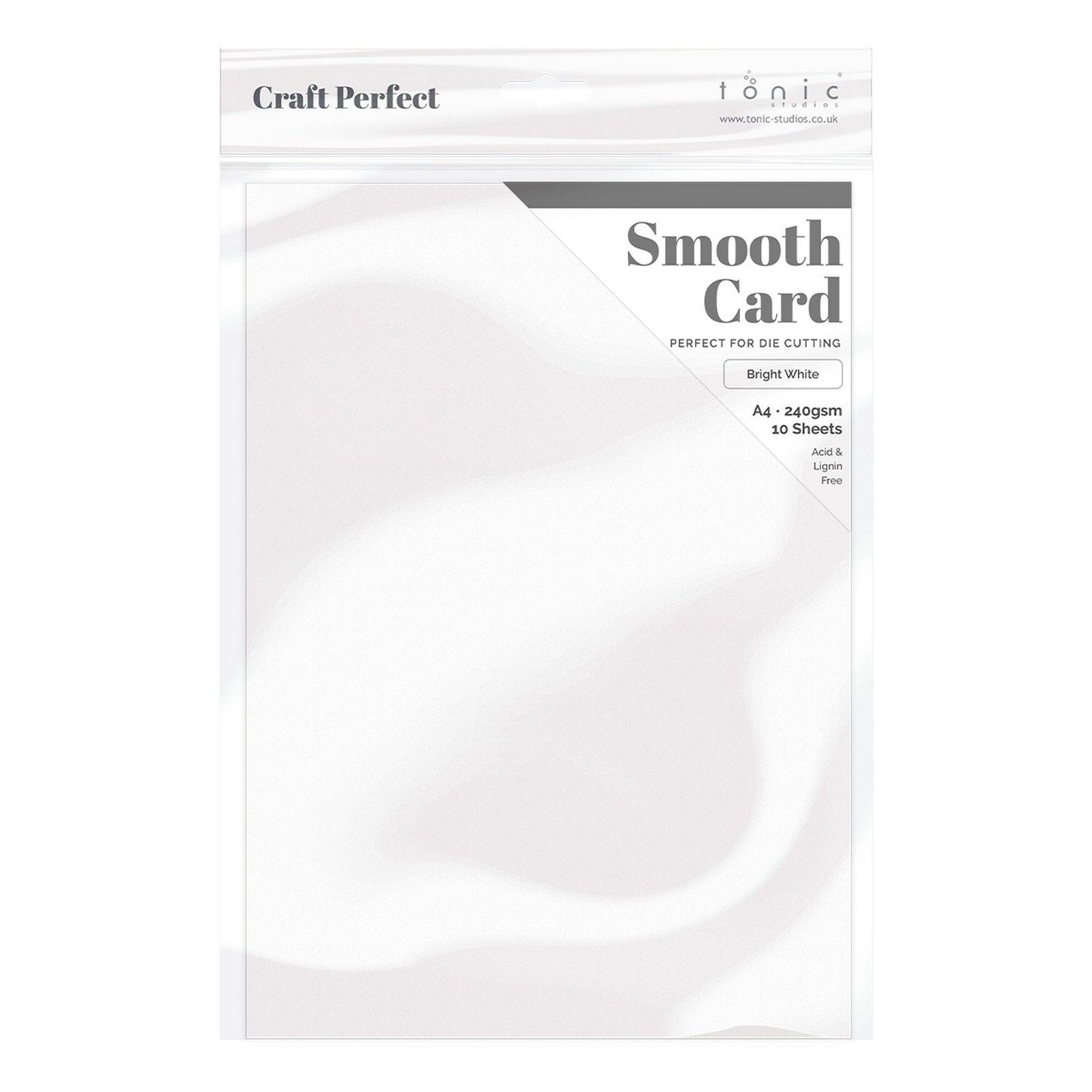Craft perfect par Tonic Studios Craft Perfect • carte lisse a4 240g blanc 5pcs