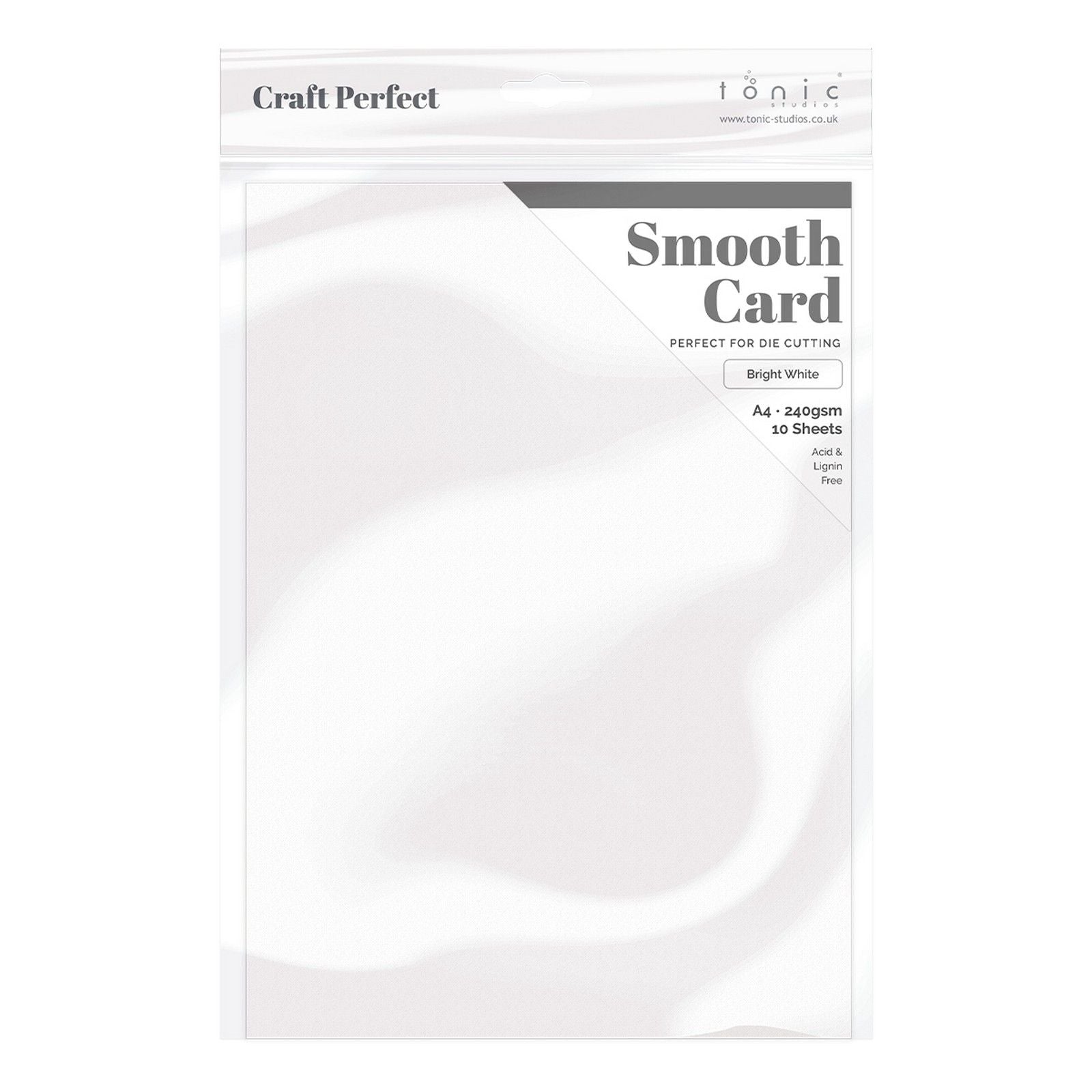 Craft perfect par Tonic Studios Craft Perfect • carte lisse a4 240g blanc 5pcs