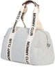 Childhome mommy club sac de crèche - sac à langer - toile - écru - 38 x 21 x 27 cm - 22l
