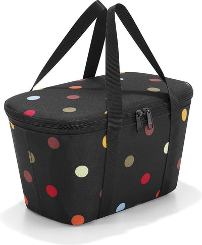Reisenthel sac isotherme xs sac isotherme sac à lunch - taille xs - polyester avec doublure en aluminium - 4 l - points noirs ; multicolore