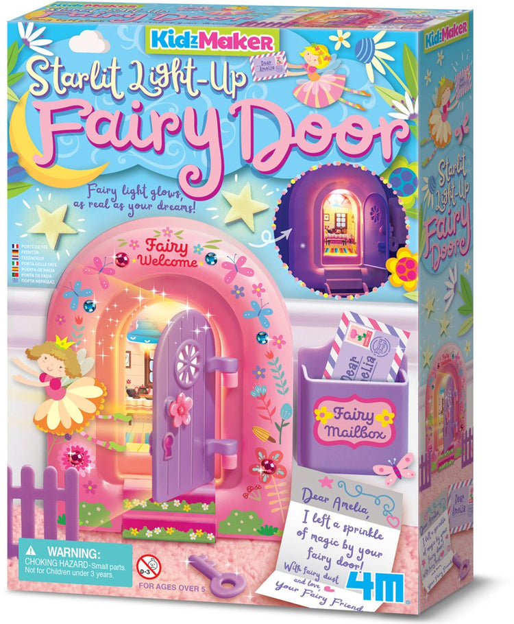 4m crafts - créez votre propre portail de fées - jouets créatifs - paquet de loisirs - kidzmaker - 5+