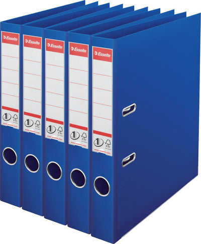 Classeur Esselte nr.1 Vivida - largeur de dos de 50 mm - pack économique (5 pièces) - bleu