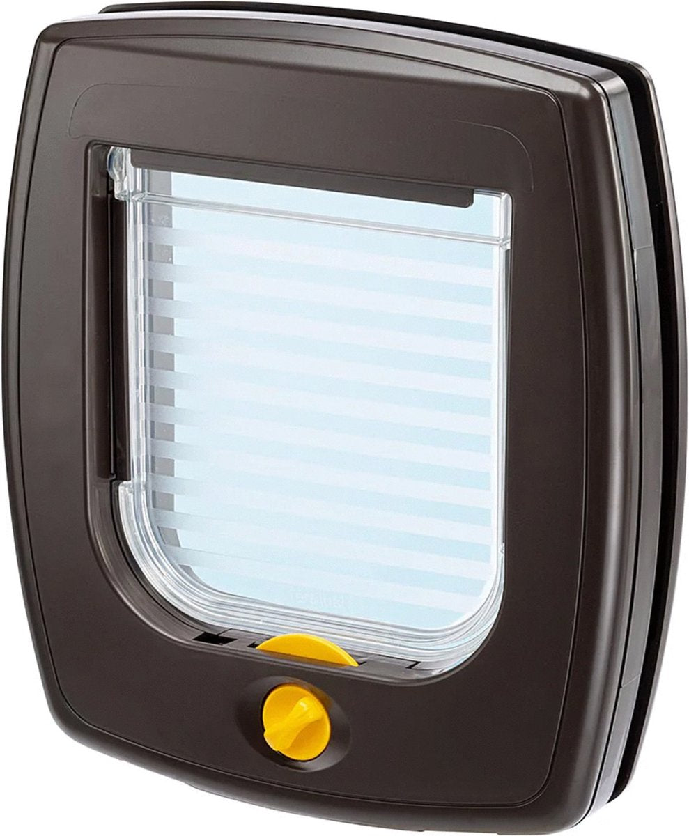 Ferplast porte battante pour chat 3b marron